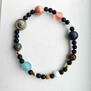 Solar System Gemstone Bracelet